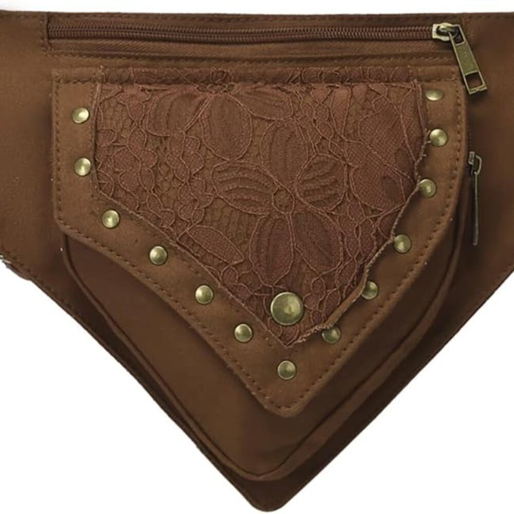 Renaissance Bag Ren Faire Accessories Festival Bag Fanny Pack for Women Thigh Ba - Picture 7 of 7